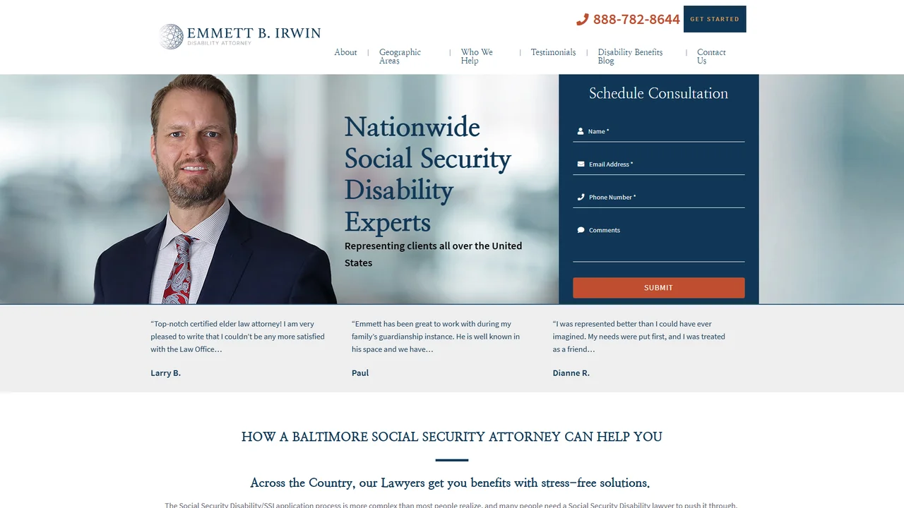 The Law Office of Emmett B. Irwin, P.C. - Baltimore, MD office in Baltimore, Maryland