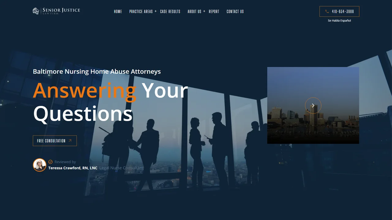 Senior Justice Law Firm - Baltimore, MD office in Baltimore, Maryland
