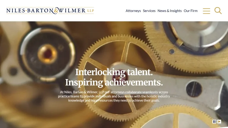 Niles Barton and Wilmer LLP - Baltimore, MD - Attorney in Baltimore