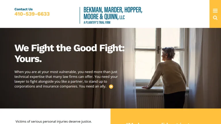 Bekman, Marder, Hopper, Malarkey & Perlin, LLC - Baltimore, MD - Attorney in Baltimore