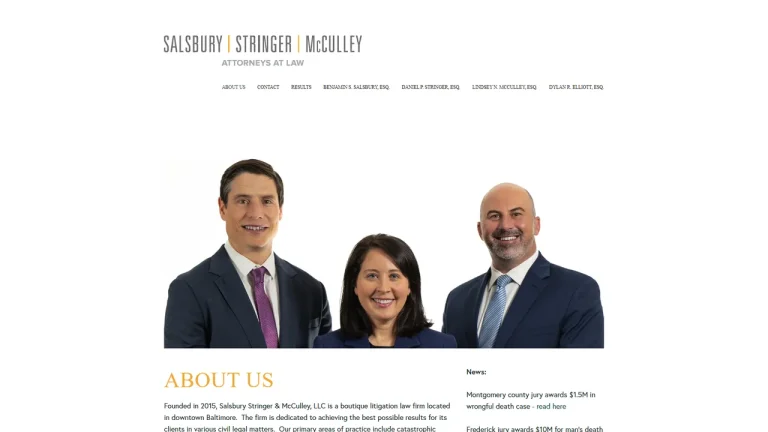 Salsbury Stringer McCulley, LLC - Baltimore, MD - Attorney in Baltimore