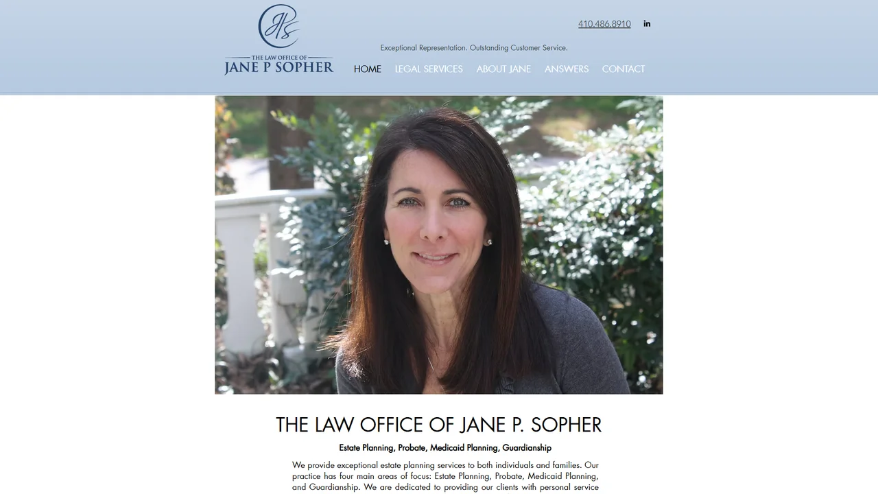 The Law Office of Jane P. Sopher - Baltimore, MD office in Baltimore, Maryland