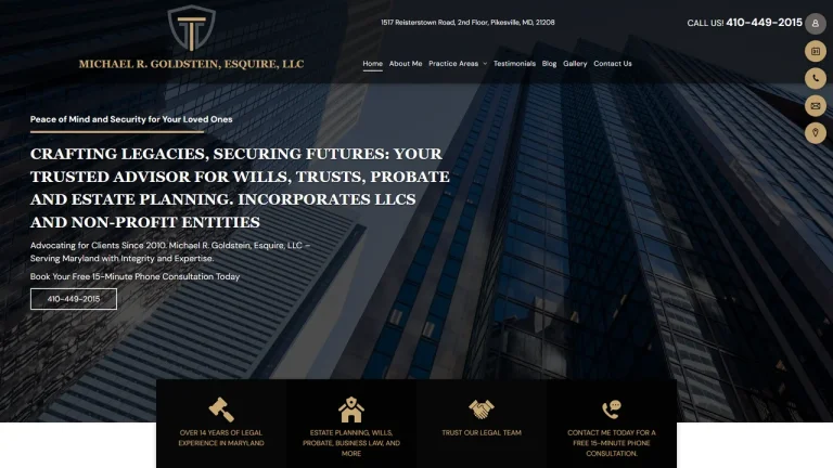 Michael R. Goldstein, Esquire LLC - Baltimore, MD - Attorney in Baltimore