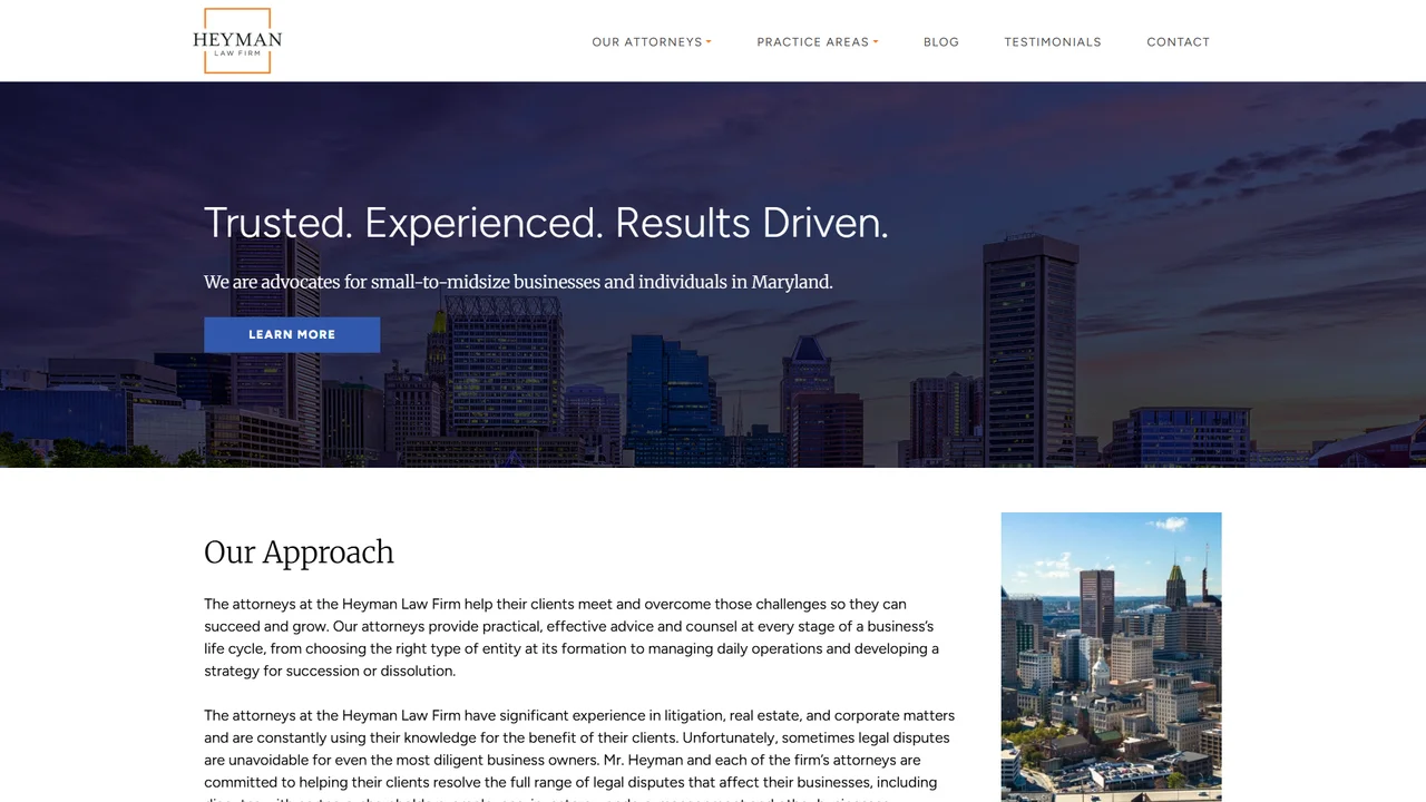 Heyman Law Firm - Baltimore, MD office in Baltimore, Maryland