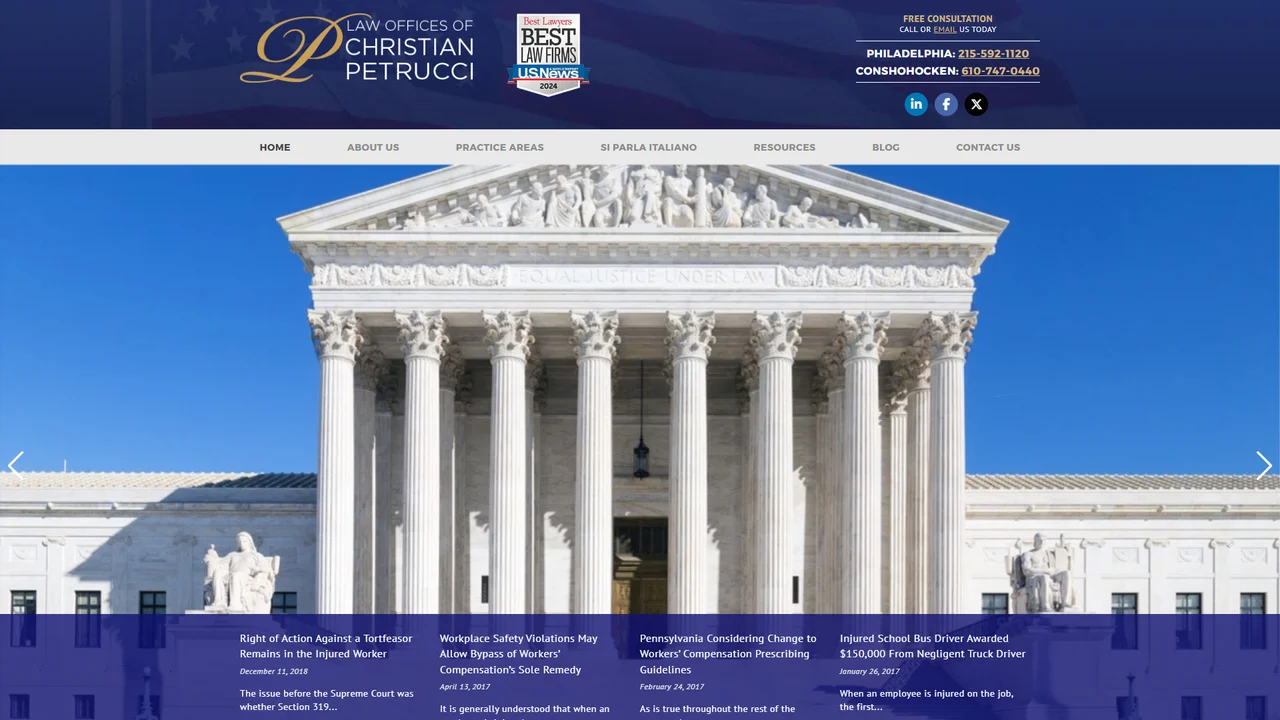 Law Offices of Christian Petrucci - Philadelphia, PA office in Philadelphia, Pennsylvania