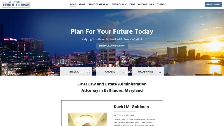 Law Offices of David M. Goldman - Baltimore, MD - Attorney in Baltimore