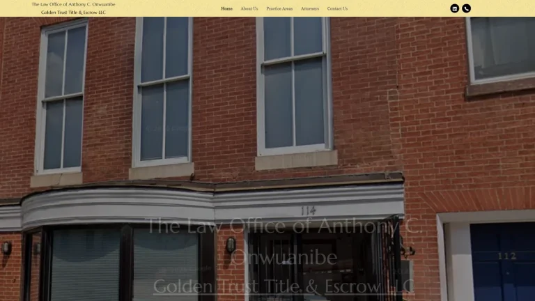 Law Office of Anthony C. Onwuanibe - Baltimore, MD - Attorney in Baltimore