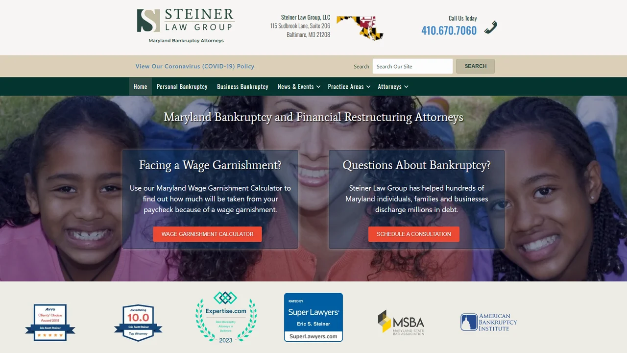 Steiner Law Group, LLC - Baltimore, MD office in Baltimore, Maryland