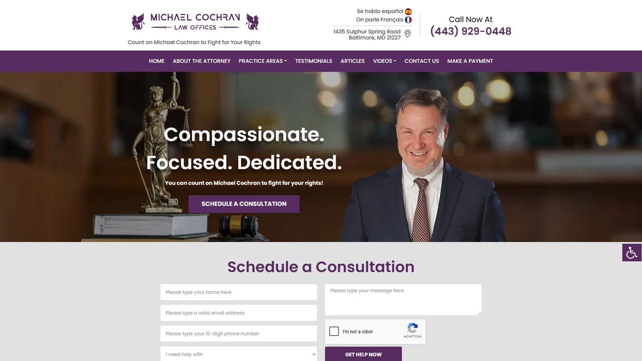 Michael Cochran Law Offices - Baltimore, MD office in Baltimore, Maryland