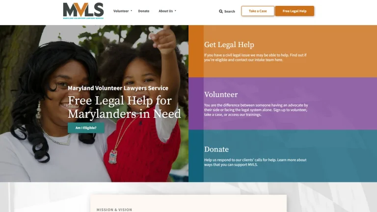 Maryland Volunteer Lawyers Service - Baltimore, MD - Attorney in Baltimore