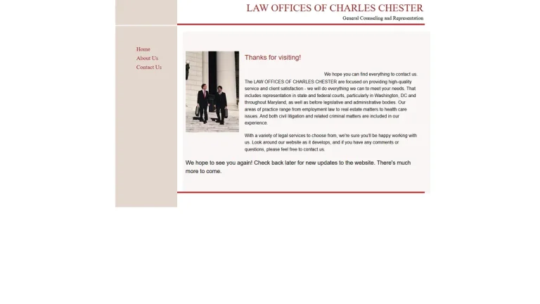 Law Offices of Charles F. Chester - Baltimore, MD - Attorney in Baltimore