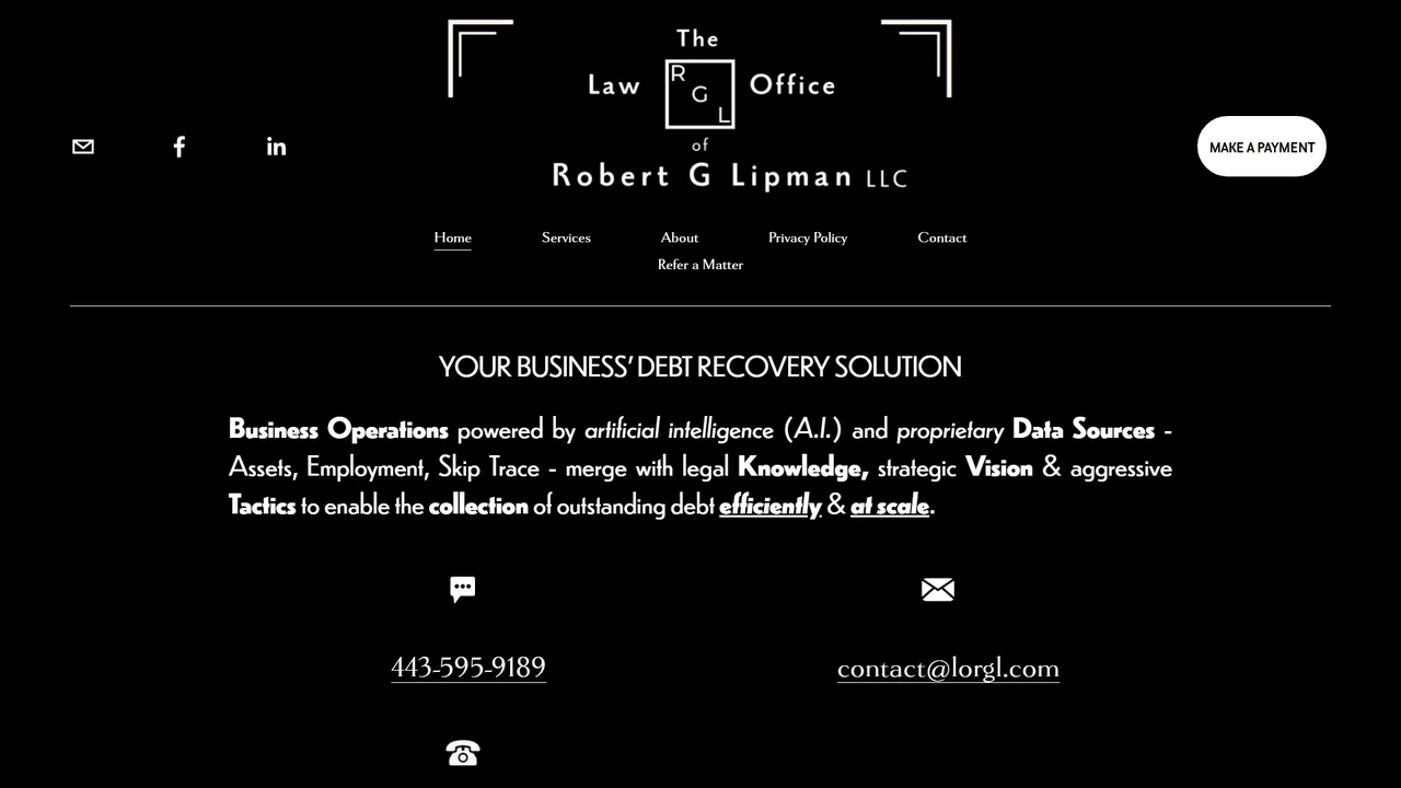 The Law Office of Robert George Lipman, LLC - Baltimore, MD office in Baltimore, Maryland