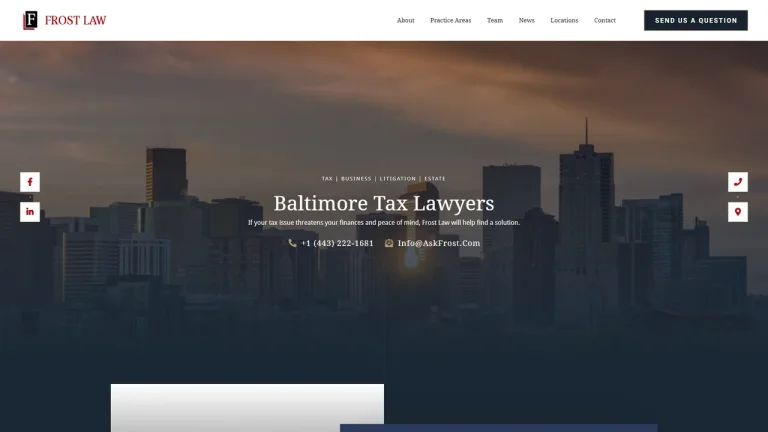 Frost & Associates, LLC - Baltimore, MD - Attorney in Baltimore