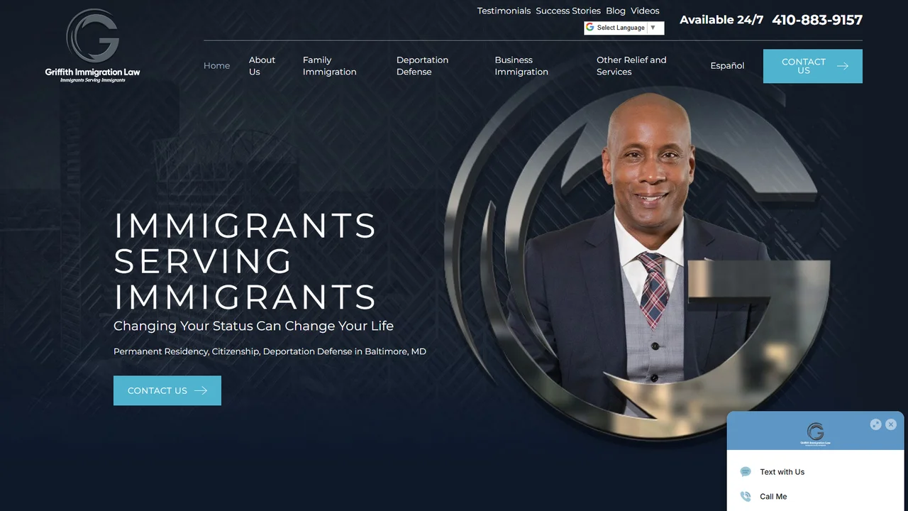 Griffith Immigration Law - Baltimore, MD office in Baltimore, Maryland