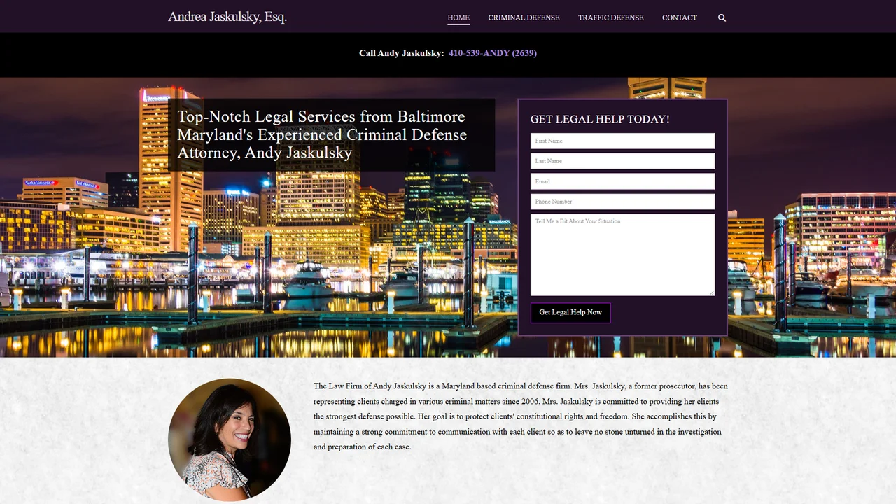 The Law Firm of Andy Jaskulsky - Baltimore, MD office in Baltimore, Maryland
