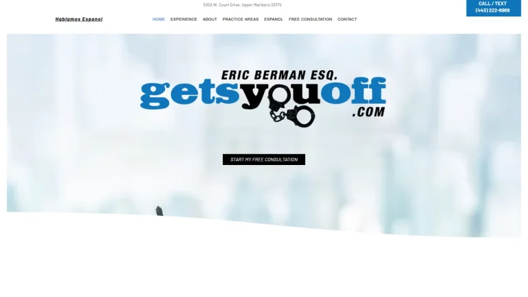 Eric Berman, Esq. - GetsYouOff, LLC - Baltimore, MD - Attorney in Baltimore