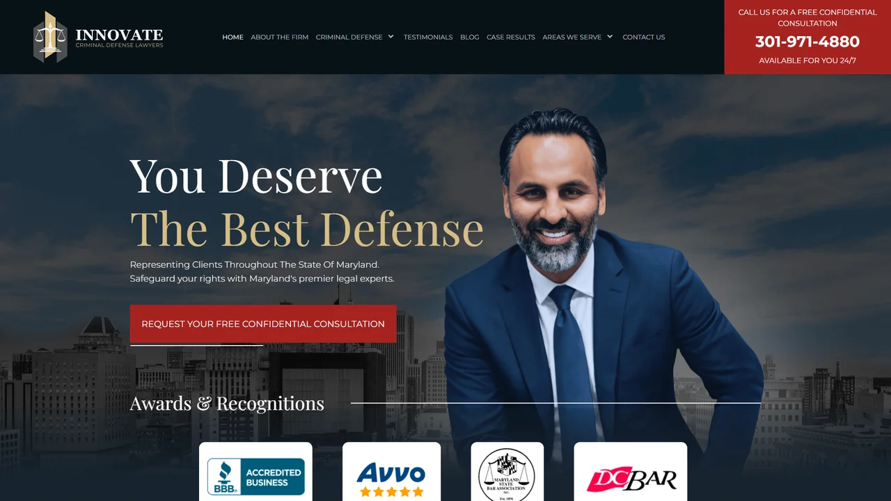 Innovate Criminal Defense Lawyers - Baltimore, MD office in Baltimore, Maryland