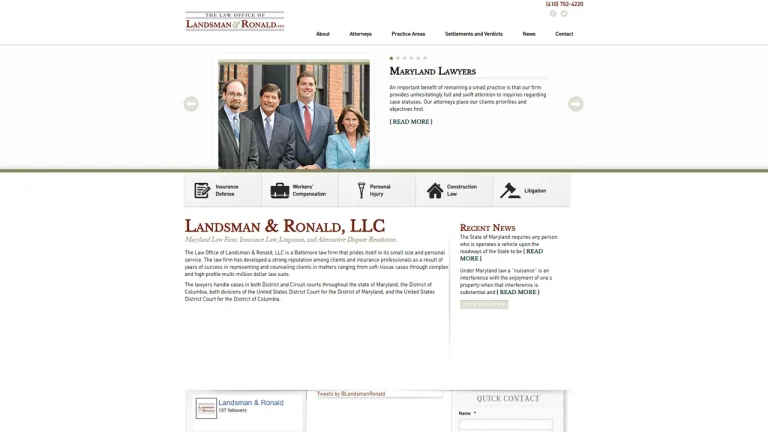 The Law Office of Landsman & Ronald - Baltimore, MD - Attorney in Baltimore