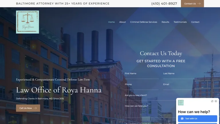 Law Office of Roya Hanna - Baltimore, MD - Attorney in Baltimore