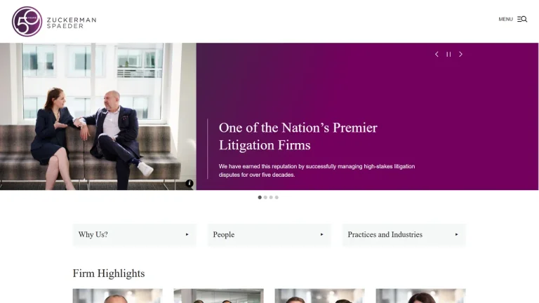 Zuckerman Spaeder LLP - Baltimore, MD - Attorney in Baltimore