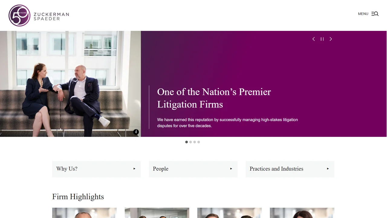Zuckerman Spaeder LLP - Baltimore, MD office in Baltimore, Maryland
