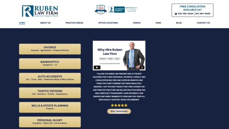 Ruben Law Firm - Baltimore, MD - Attorney in Baltimore