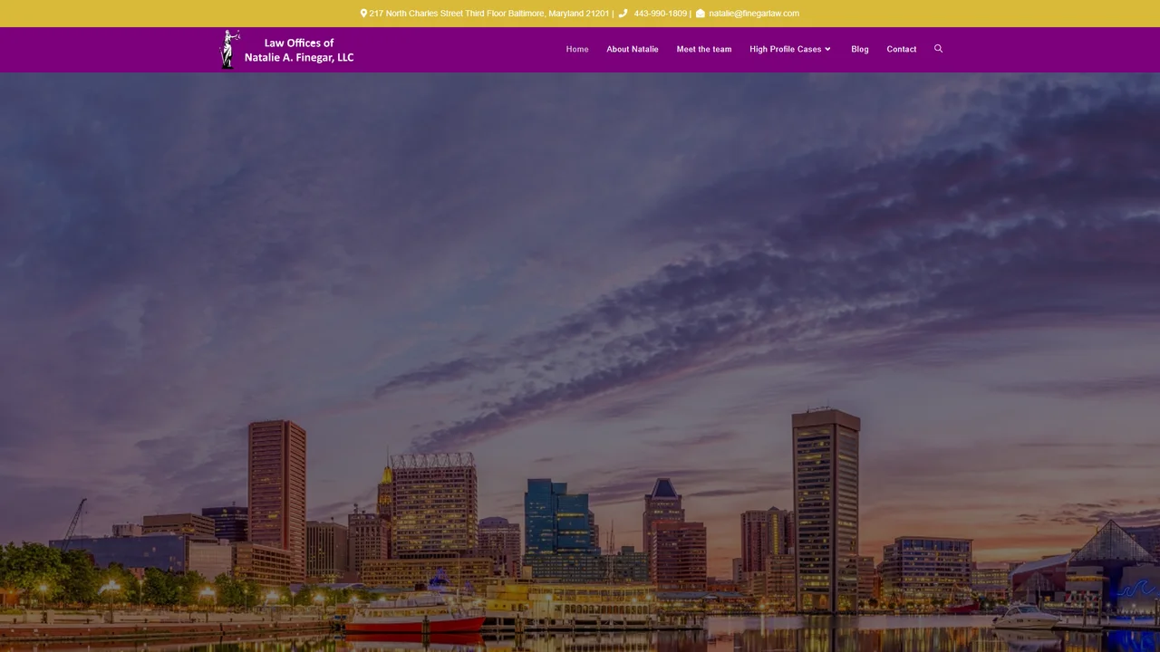 Lawyer Natalie Finegar - Baltimore, MD office in Baltimore, Maryland