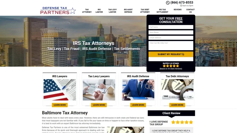 Defense Tax Partners - Baltimore, MD - Attorney in Baltimore
