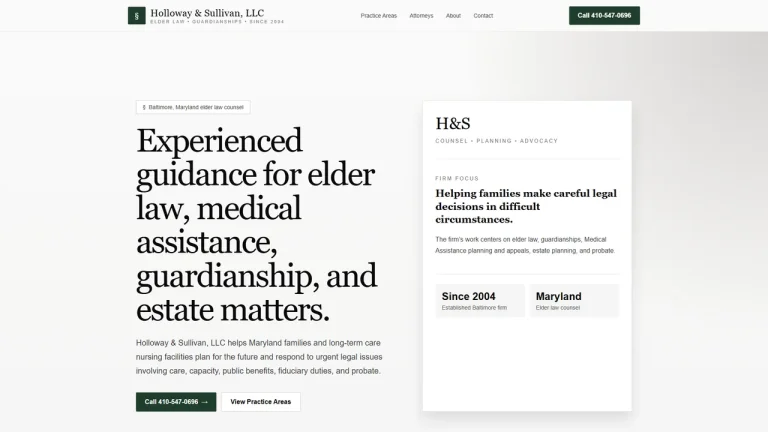 Holloway & Sullivan, LLC - Baltimore, MD - Attorney in Baltimore