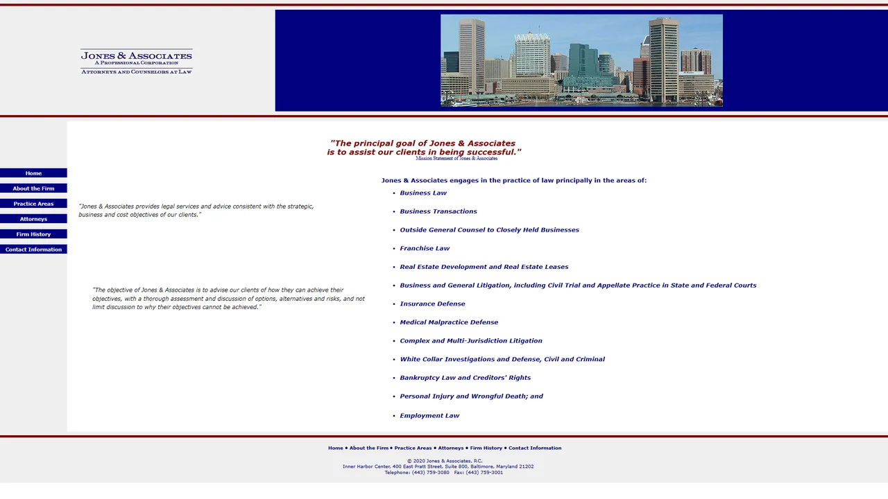 Jones & Associates, P.C. - Baltimore, MD office in Baltimore, Maryland