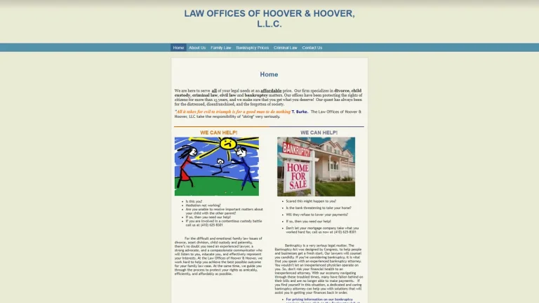 Law Offices of Hoover & Hoover, L.L.C. - Baltimore, MD - Attorney in Baltimore