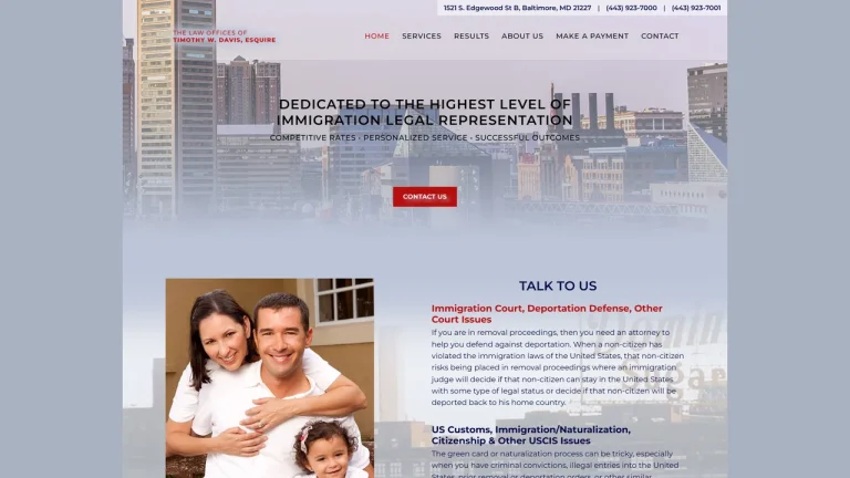 Law Office of Timothy W. Davis, LLC - Baltimore, MD - Attorney in Baltimore