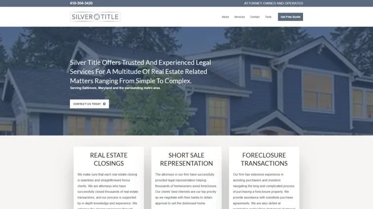 Silver Title - Baltimore, MD - Attorney in Baltimore