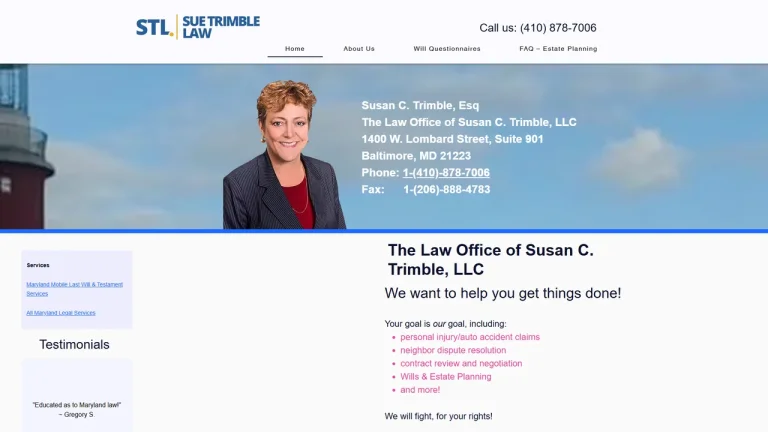The Law Office of Susan C. Trimble, LLC - Baltimore, MD - Attorney in Baltimore