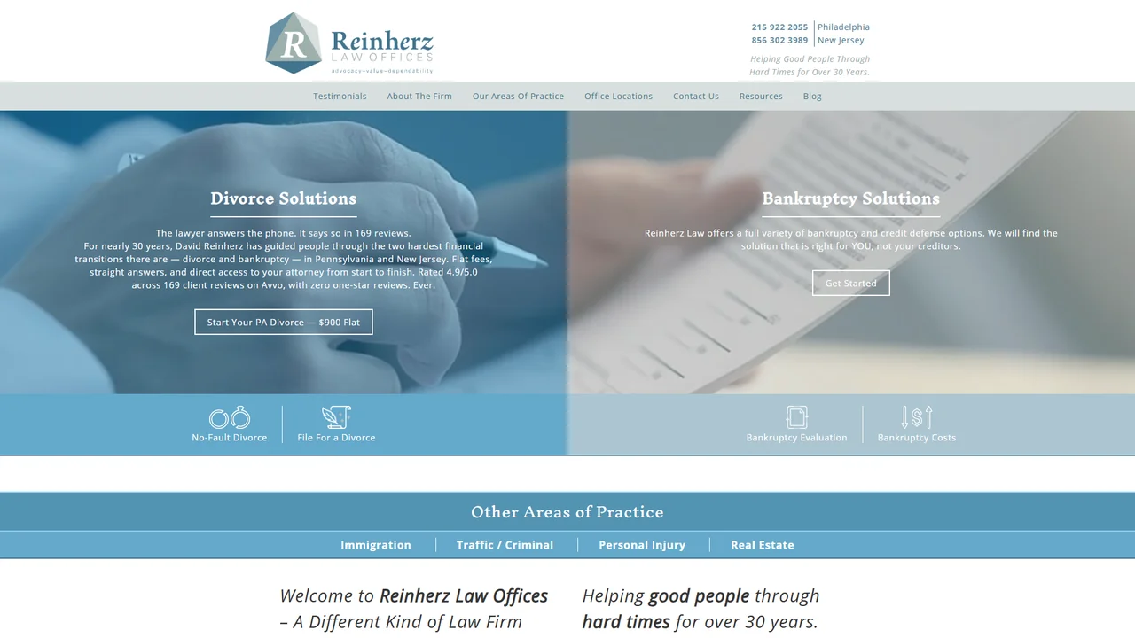 Reinherz Law Offices - Philadelphia, PA office in Philadelphia, Pennsylvania