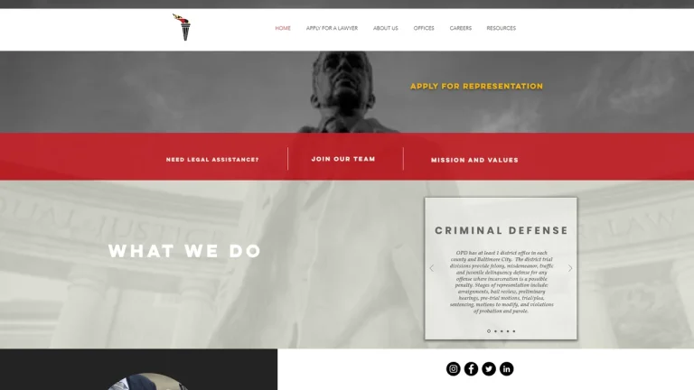 Baltimore City Office of the Public Defender - Baltimore, MD - Attorney in Baltimore