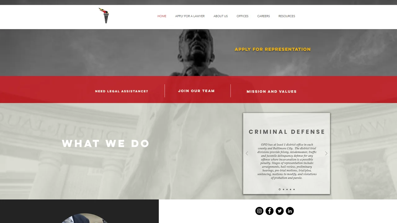 Baltimore City Office of the Public Defender - Baltimore, MD office in Baltimore, Maryland