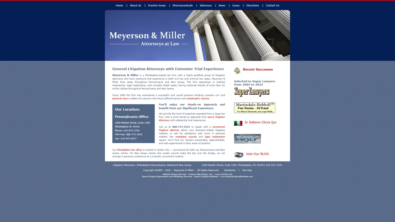 Meyerson & Miller Attorneys at Law - Philadelphia, PA office in Philadelphia, Pennsylvania