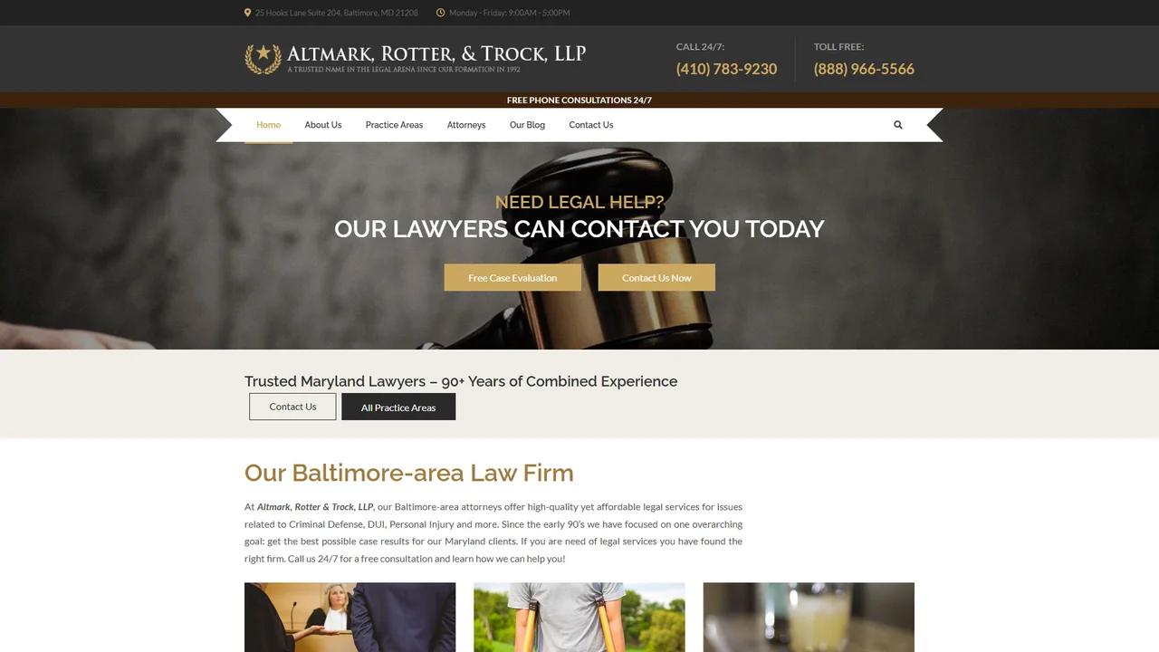 Altmark, Rotter & Trock, LLP - Baltimore, MD office in Baltimore, Maryland