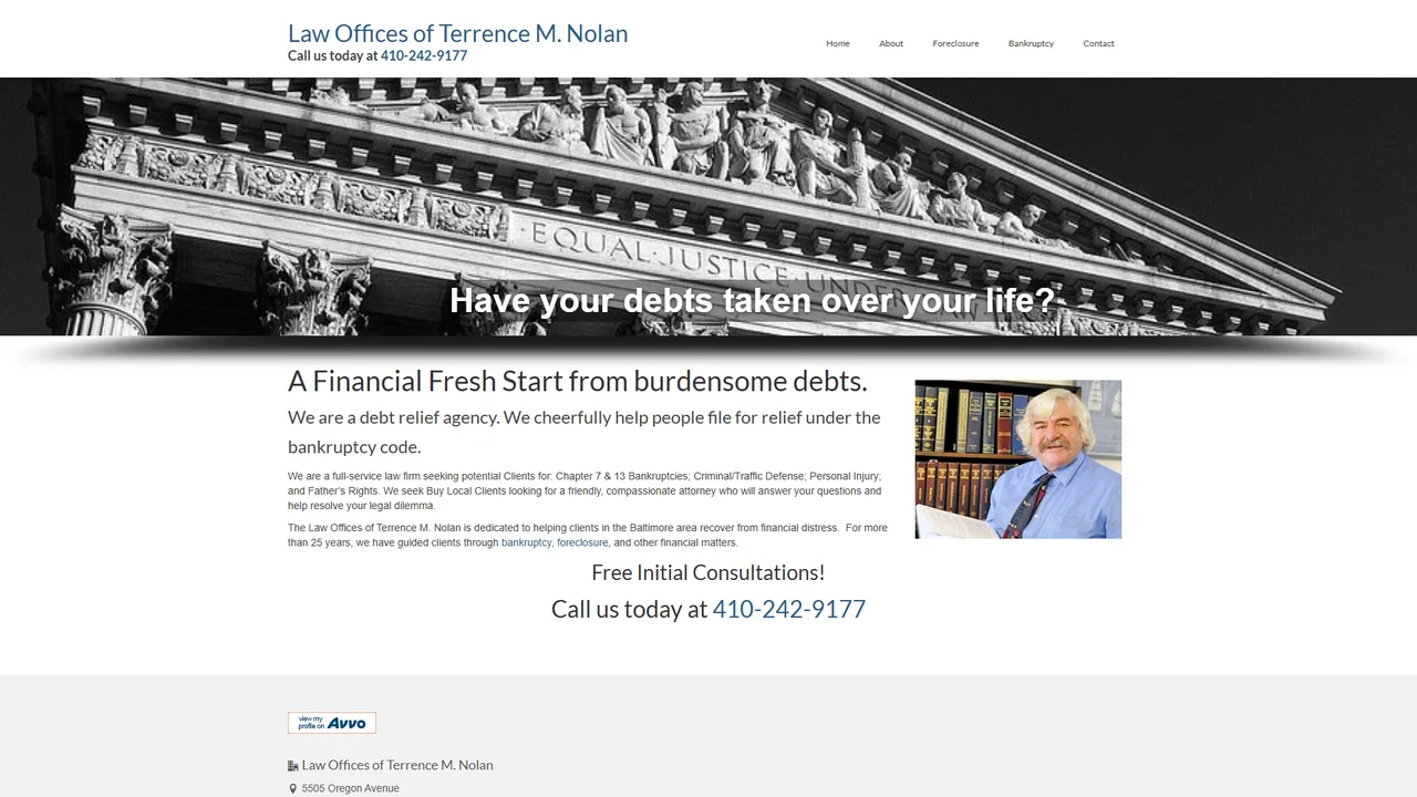 Law Offices of Terrence M. Nolan - Baltimore, MD office in Baltimore, Maryland