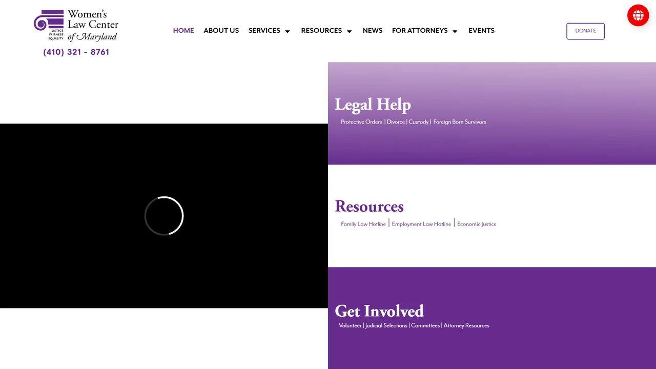 Protective Order Advocacy Representation Project - Baltimore, MD office in Baltimore, Maryland