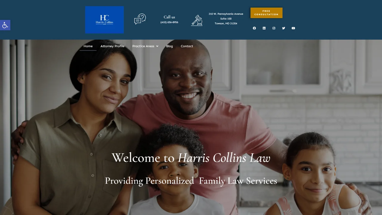 Harris Collins Law - Towson, MD office in Baltimore, Maryland