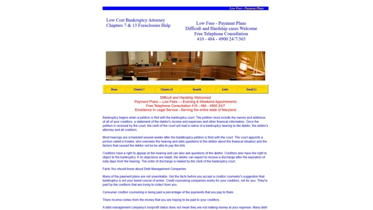 Inexpensive Bankruptcy Lawyer - Baltimore, MD - Attorney in Baltimore