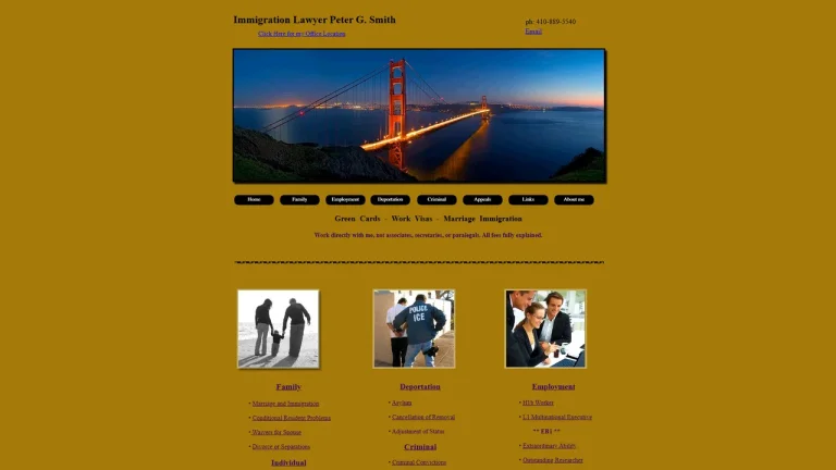 Peter G. Smith, Immigration Attorney - Baltimore, MD - Attorney in Baltimore