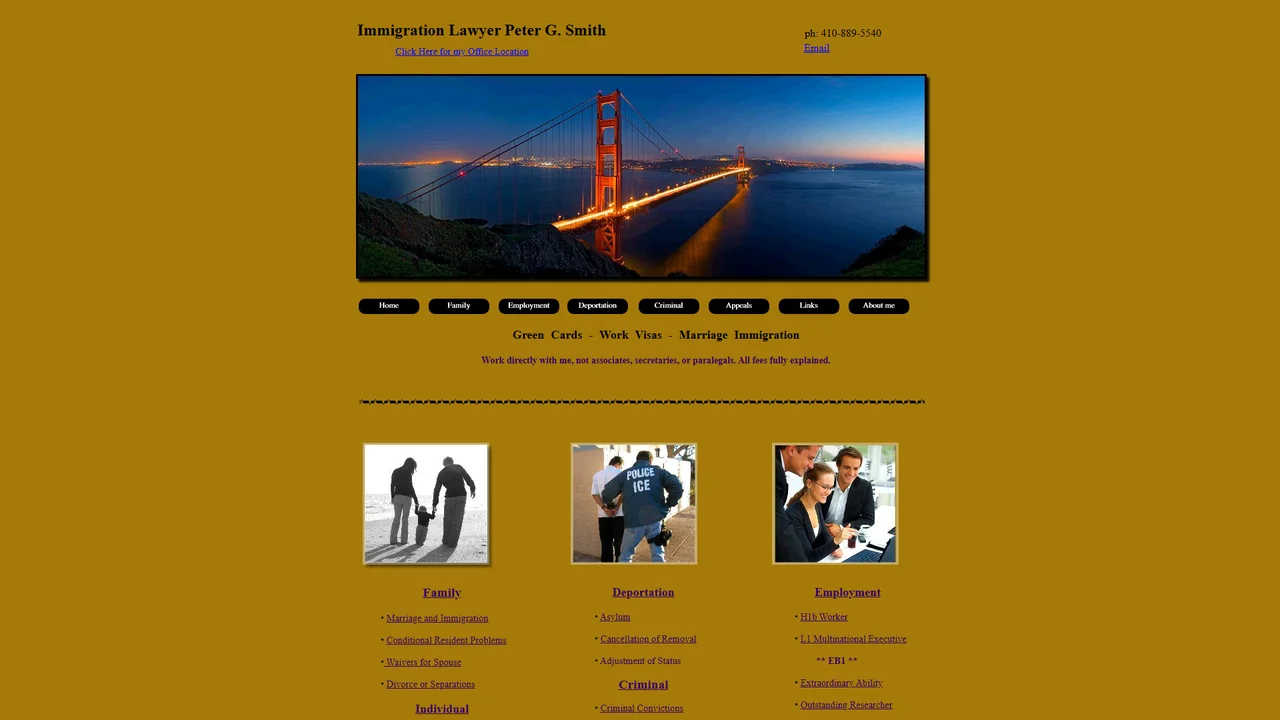 Peter G. Smith, Immigration Attorney - Baltimore, MD office in Baltimore, Maryland
