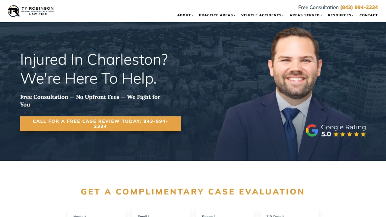 Ty Robinson Personal Injury & Car Accident Law Firm - Charleston, SC office in Charleston, SC, South Carolina