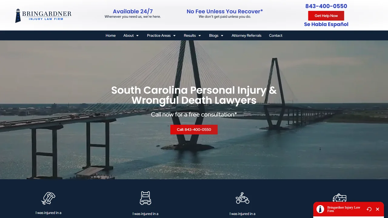Bringardner Injury Law Firm - Charleston, SC office in Charleston, SC, South Carolina