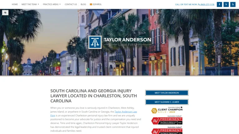 Taylor Anderson Law Firm - Charleston, SC - Attorney in Charleston, SC