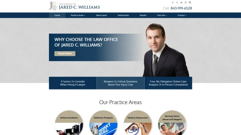 Law Office of Jared C. Williams, LLC - Charleston, SC - Attorney in Charleston, SC