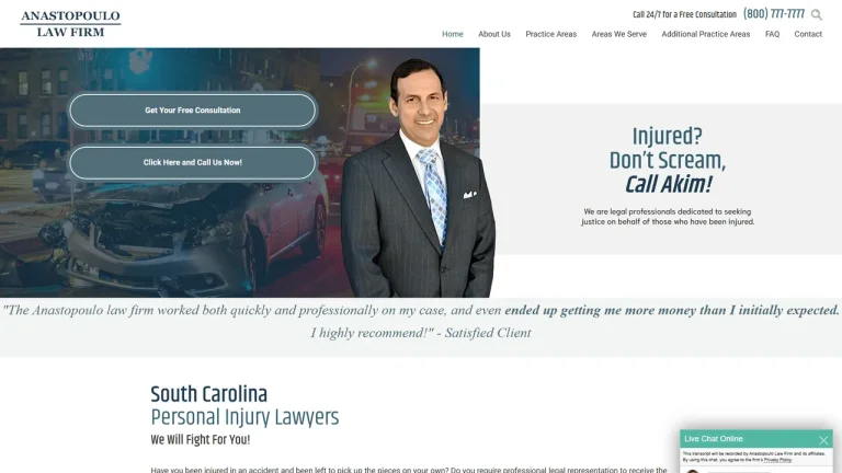 Anastopoulo Law Firm - Charleston, SC - Attorney in Charleston, SC